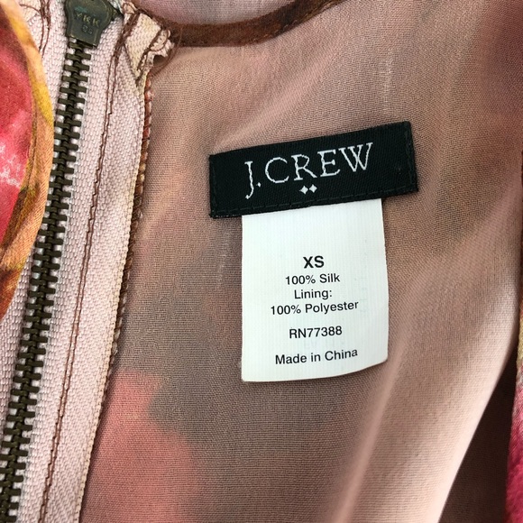 J. Crew multicolored blouse size XS - Picture 7 of 8